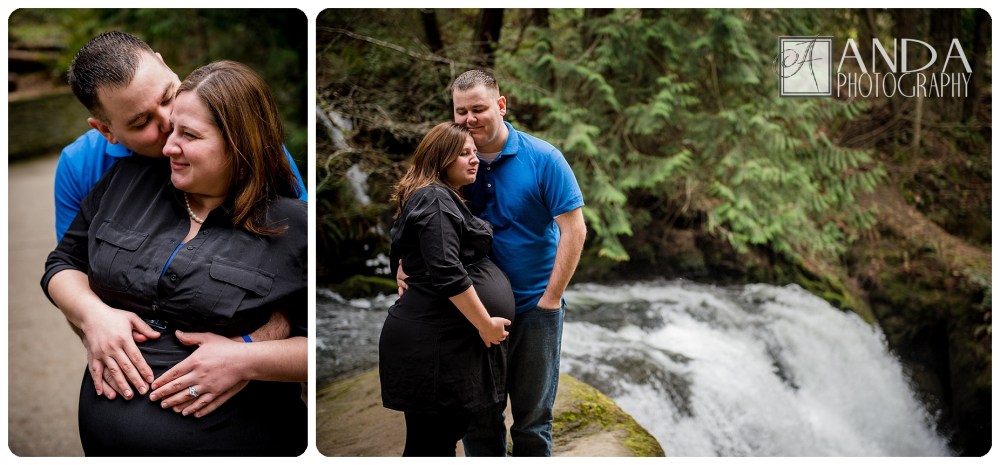 Anda Photography, creative photography, chic, artistic photography, unique photography, vibrant colors, lifestyle photography, on location photography, vibrant images, photojournalistic photography, casual photography style, emotional images, Bellingham maternity photography, Bellingham pregnancy photography, Bellingham family photographer, Tammy, Matt, baby bump photos, Whatcom Falls Park