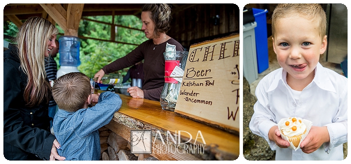 Anda Photography, creative photography, chic, artistic photography, unique photography, fall autumn wedding, vibrant colors, lifestyle photography, on location photography, Bellingham engagement photography, Bellingham wedding photography, Seattle wedding photography, Seattle engagement photography, creative wedding photography, unique wedding photography, vibrant images, photojournalistic photography, seattle wedding photography, seattle engagement photography, casual photography style, emotional wedding images, Wandering Waters, camping themed wedding, retro airstream trailer, old school trailerworks, wedding prep in an airstream trailer, rainy wedding day, outdoor wedding, backless wedding dress, Mychal, Daniel