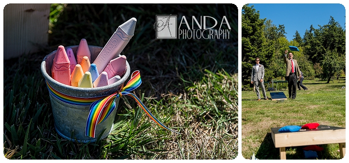 Anda Photography, creative photography, chic, artistic photography, unique photography, fall autumn wedding, vibrant colors, lifestyle photography, on location photography, Bellingham engagement photography, Bellingham wedding photography, Seattle wedding photography, Seattle engagement photography, creative wedding photography, unique wedding photography, vibrant images, photojournalistic photography, seattle wedding photography, seattle engagement photography, casual photography style, emotional wedding images, outdoor wedding, waterfront wedding ceremony,  sunny summer wedding, yard games at wedding reception, Margot, Kady, shumwayshumhow