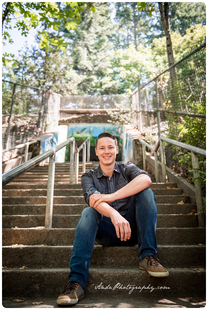 Bellingham Senior Photography Portraits Larrabee State Park photos Logan_0003