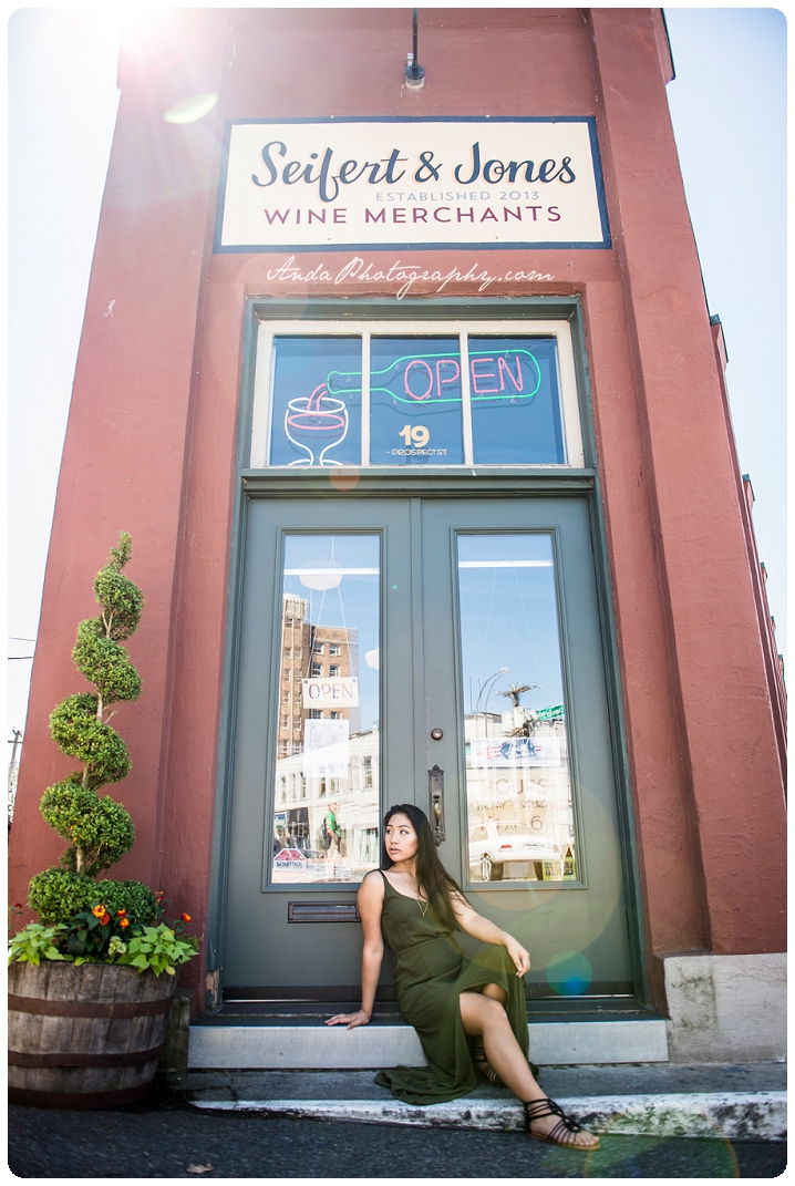 Bellingham Senior Portrait Photography Downtown Urban Chic Senior Photos Mika_0007